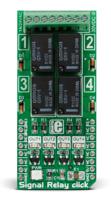mikroe-2154 MikroElektronika Signal Relay Click Relay Click for GV5-1 for Heaters, Alarm Units, Lamps, Home Automation Devices
