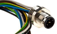 rsf5-5602 Lumberg Automation Male 5 way M12 to Free End Sensor Actuator Cable, 200 mm