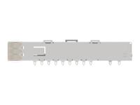 1-2385800-7 TE Connectivity QSFP Cage Assembly 1-Position,