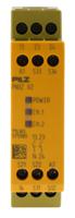 774303 Pilz 24 V ac/dc Safety Relay Dual Channel with 2 Safety Contacts