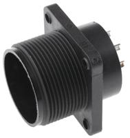 932845100-cm-02-e-20-7-p Hirschmann, CM, Polyamide 8 Way Panel Mount MIL Spec Circular Connector PlugBlack, Socket Contacts,Shell Size 20, Screw