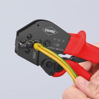 97-52-18 Knipex 97 Hand Ratcheting Crimp Tool for Twin Bootlace Ferrule, 2 x 6 → 16mm² Wire