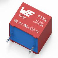 890334027009cs Wurth Elektronik WCAP-FTXX Film Capacitor, 310V ac, ±10%, 1μF, Through Hole