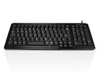kyb500-k103-bk Ceratech KYB500-K103 Wired PS/2, USB Compact Keyboard, QWERTY (UK), Black