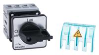 3ld2050-1tl11 Siemens 3P+N Pole Panel Mount Isolator Switch - 16A Maximum Current, 7.5kW Power Rating, IP65