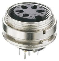 kgr-71 Lumberg, KGR 7 Pole M16 Din Socket, DIN EN 60529, 5A, 60 V ac IP40, Female, Panel Mount