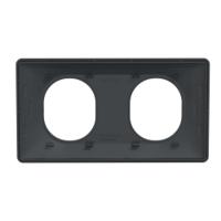 s340704 Schneider Electric Anthracite, 2 Gang, Ovalis C Series