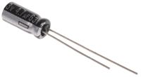 eeueb1j4r7s Panasonic 4.7μF Aluminium Electrolytic Aluminium Electrolytic Capacitor 63V dc, Radial, Through Hole - EEUEB1J4R7S