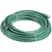 21151393-30 Roline, 15m Cat6, Green RJ45 to Male RJ45 Male, S/FTP Shielded, Terminated PVC Sheath