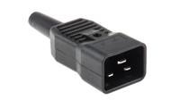 47960000 Schurter C20 Cable Mount IEC Connector Male, 16A, 250 V