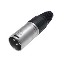 208-5188 RS PRO Cable Mount XLR Connector, Male, 75 V, 3 Way, Silver Plating
