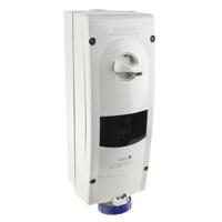 5681683-rw Scame, ADVANCE 2 IP67 Blue Wall Mount 2P + E RCD Industrial Power Connector Socket, Rated At 16A, 230 V