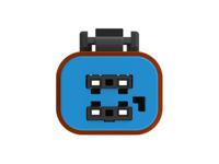 2356607-4 TE Connectivity, Superseal Pro Automotive Connector Plug Black Cable Mount 4 Way, Cable Termination