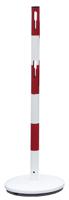 898-7148 RS PRO Red & White Steel Barrier Post
