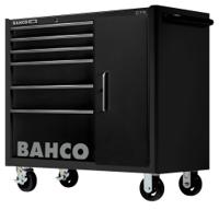 1475kxl6cblack Bahco 6 Drawer Solid Steel Wheeled Tool Trolley