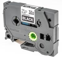 tze-335 Brother White on Black Label Printer Tape, 8 m Length, 12 mm Width
