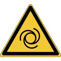 828984 Brady Self-Adhesive Machinery Hazard Hazard Warning Sign