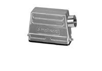 c146-10g016-500-4 Amphenol Industrial C146 Heavy Duty Power Connector Hood, PG16 Thread