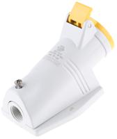 5131650 Scame IP44 Yellow Wall Mount 2P + E Right Angle Industrial Power Socket, Rated At 16A, 110 V