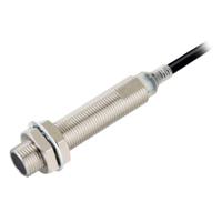 e2e-x4b1tl12-5m Omron Inductive Threaded Barrel Proximity Sensor, M12, 4 mm Detection, PNP NO, 10 → 30 V dc