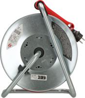 1207961 brennenstuhl 33m 4 Socket Type E - French Cable Reel Open Reel, 230 V, IP44