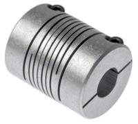 725253232 Huco Beam Coupling, 25mm Outside Diameter, 10mm Bore, 31.8mm Length Coupler