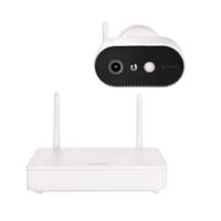 ppic91000 ABUS Indoor, Outdoor IR CCTV Surveillance Kit, 1 Camera Connections, Wireless