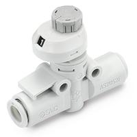 as2052fs-08 SMC AS Series Speed Controller, 8mm Tube Inlet Port x 8mm Tube Outlet Port