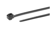 118-00174 HellermannTyton Cable Ties, Outside Serrated, 385mm x 7.6 mm, Black Polyamide, Pk-100
