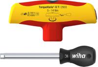 43177 Wiha Adjustable Hex Torque Screwdriver, 5 → 14Nm, 6 mm Drive