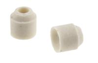 536-4062 White Ceramic Bead 1.5mm Bore Size +1200°C