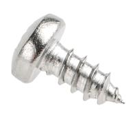 521-535 RS PRO Plain Stainless Steel Pan Head Self Tapping Screw, N°N°4 x 1/4in Long 6.5mm Long