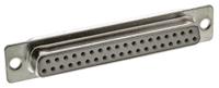 09672374715 HARTING 37 Way Panel Mount D-sub Connector Socket, 2.77mm Pitch
