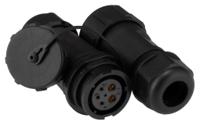 304-461 RS PRO Circular Connector, 6 Contacts, In-Line Cable Mount, SY21 Connector, Plug, Socket, Male/Female, IP68, SY21 Series