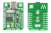 mikroe-1204 MikroElektronika USB SPI click MCP2210 Development Kit MIKROE-1204