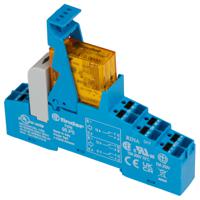 48p581100060spa Finder 48 Series Interface Relay Module, DIN Rail Mount, 110V ac Coil, DPDT-2C/0, 2-Pole, 8A Load