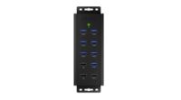 ib-hub1703-qc3 ICY BOX 7 Port USB 3.0 USB A USB 3.0 Hub, Adapter Powered, 185x64x30mm