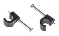 233-415 RS PRO Black PE Rounded cable tie, 6mm Max. Bundle