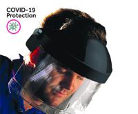 s593-9034141 Centurion Safety Clear PC Visor, Resistant To Impact