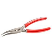 195a20g Facom Round Nose Pliers, 200 mm Overall, Angled Tip