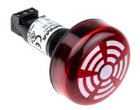 15010055 Werma 150 Series Red Buzzer Beacon, 24 V, IP65, Panel Mount, 80dB at 1 Metre