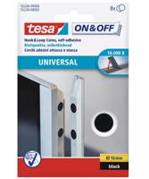 55226-00000-02 Tesa Black Hook & Loop Tape