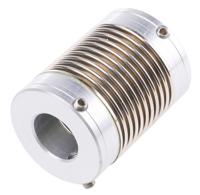 321253535 Huco Bellows Coupling, 25mm Outside Diameter, 12mm Bore, 33mm Length Coupler