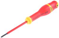 atp0x75ve Facom Phillips Insulated Screwdriver, PH0 Tip, 75 mm Blade, VDE/1000V, 179 mm Overall