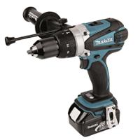 dhp458rtj Makita DHP458Z Keyless 18V Cordless Combi Drill Li-Ion, Type G - British 3-Pin