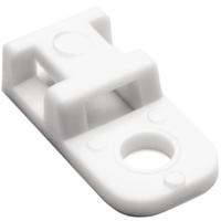 151-31103-ctam1-pa66-wh HellermannTyton Natural Cable Tie Mount 10.2 mm x 20.4mm, 4.6mm Max. Cable Tie Width