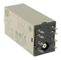 h3yn-2-ac24 Omron H3YN Series DIN Rail, Panel Mount Timer Relay, 24V ac, 2-Contact, 0.1 s → 10min