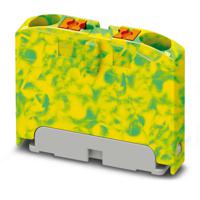 1091665 Phoenix Contact Distribution Block, 2 Way, 4mm², 24A, 450 V, Green, Yellow