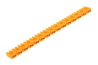 812-1221 RS PRO Clip On Cable Markers, Black on Yellow, Pre-printed "N → Z"