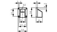 16-0566-00-00 binder Black Bulkhead Housing for use with 693 Series Power Connector